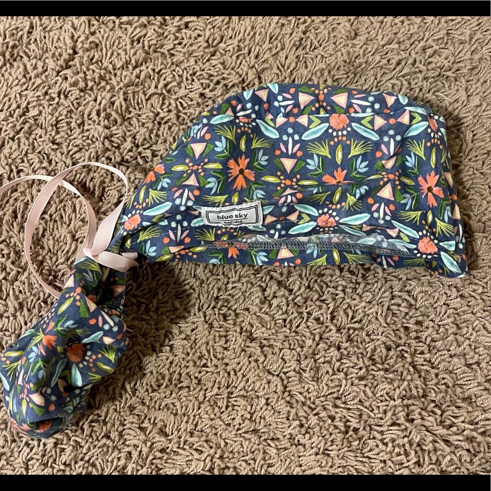 Blue Sky scrub hat